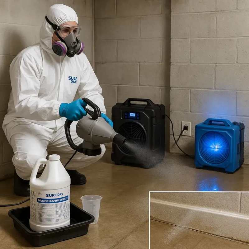Sanitization and Odor Removal process in Spring Lake, MI