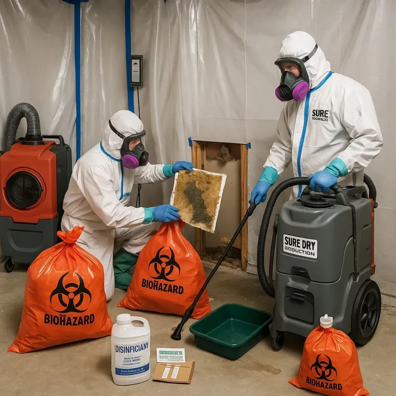Contaminated Water Handling Protocols process in Spring Lake, MI